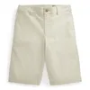 Kids' Straight Fit Stretch Chino Short In Basic Sand