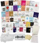 Dessie 60 Unique Birthday Cards Assortment with Generic Birthday Greetings In...