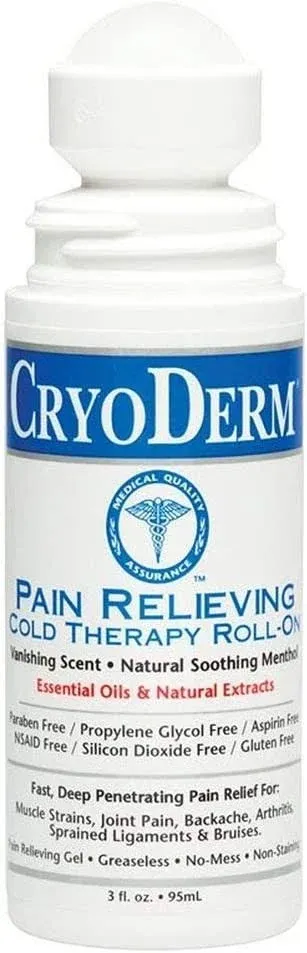 Cryoderm 3 oz Roll-On