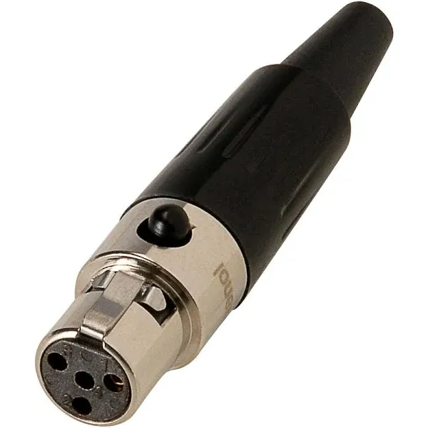 Amphenol AG4F 4-Pin Mini XLR Female Cable Connector