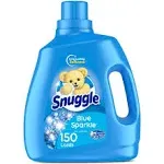 Snuggle Fabric Softener Liquid, Blue Sparkle, 120 Ounce, 150 Loads