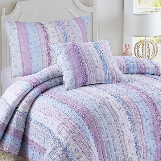 Cotton Quilt Set Cozy Line Home Fashion Color