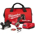 Milwaukee 2522-21XC - M12 Fuel 3" Compact Cut Off Tool Kit