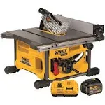 DeWalt DCS7485T1 FLEXVOLT 60V Max Table Saw Kit, 8-1/4"