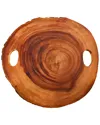 Round Natural Acacia Wood Cheese Board