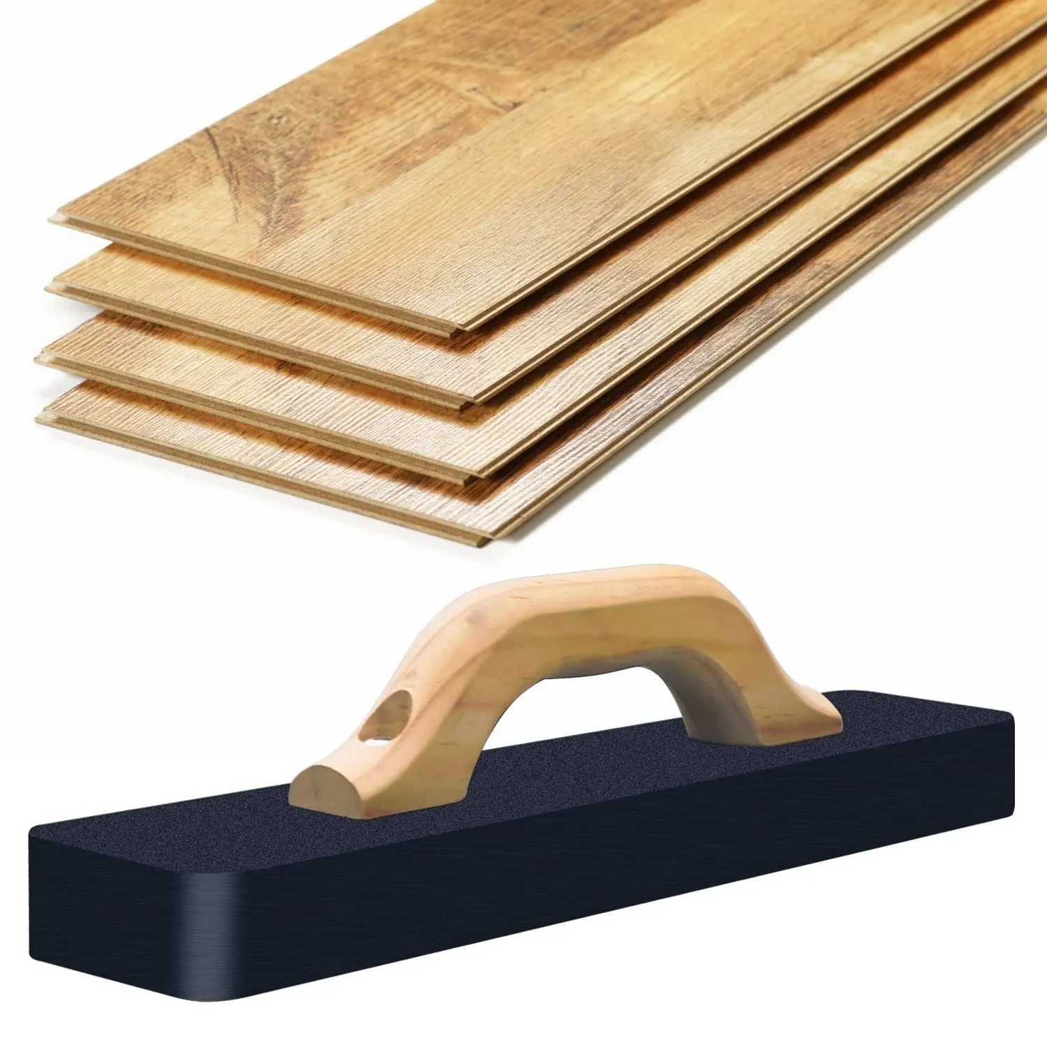 NAACOO Tapping Block Flooring Tools - Heavy Big Tapping Block for Vinyl Plank ...