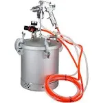 VEVOR Paint Tank 10L Pressure Pot Paint Sprayer 2.5 Gallon Pressure Spray Gun Regulator (10L 1.5mm)