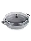 3.5-quart Braiser With Glass Lid In Matte Black