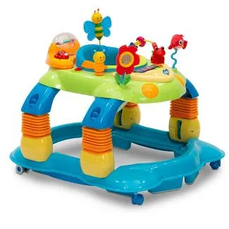 Delta Children Lil Play Station Mason the Turtle 3-in-1 Infant Activity Walker