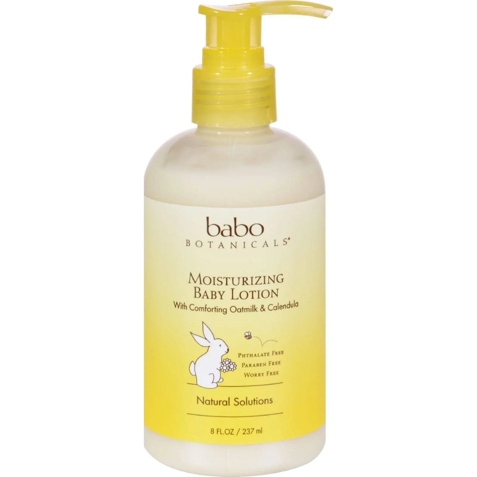 Babo Botanicals Moisturizing Baby Lotion Oatmeal  Soothing Softening 8 fl oz