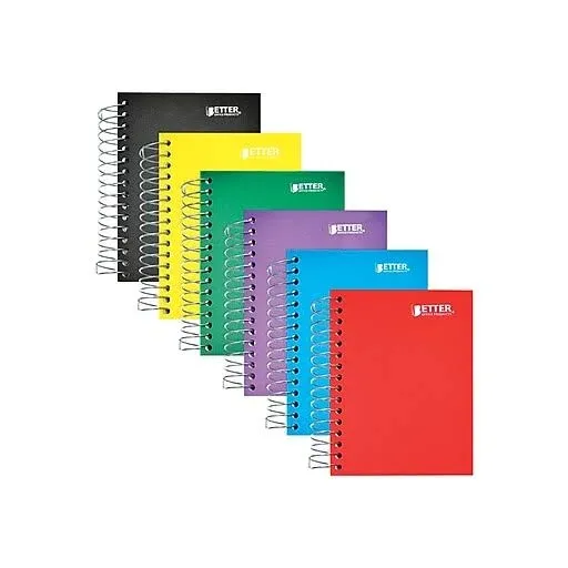 Better Office Products Fat Book Spiral Notebooks