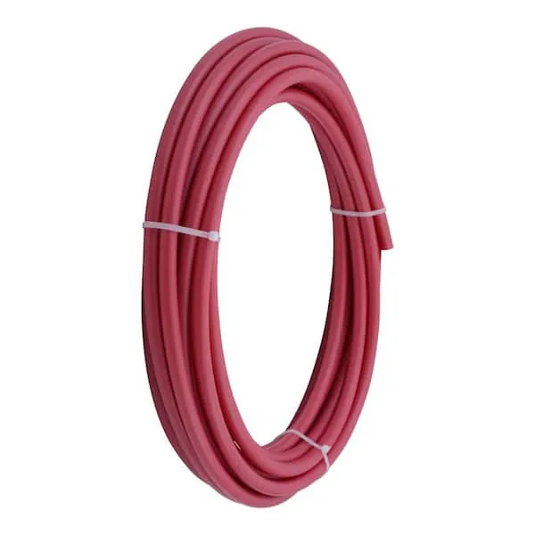 1/2 in. x 50 ft. Red PEX-B Pipe Coil – Flexible Tubing for Plumbing &amp; Heating