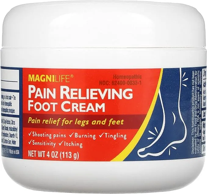 Magnilife Pain Relieving Foot Cream - 4.0 oz