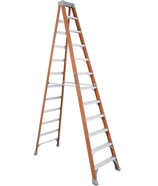 Louisville Ladder 12-Foot Fiberglass Ladder, 300-Pound Capacity, Type 1A, FS1512