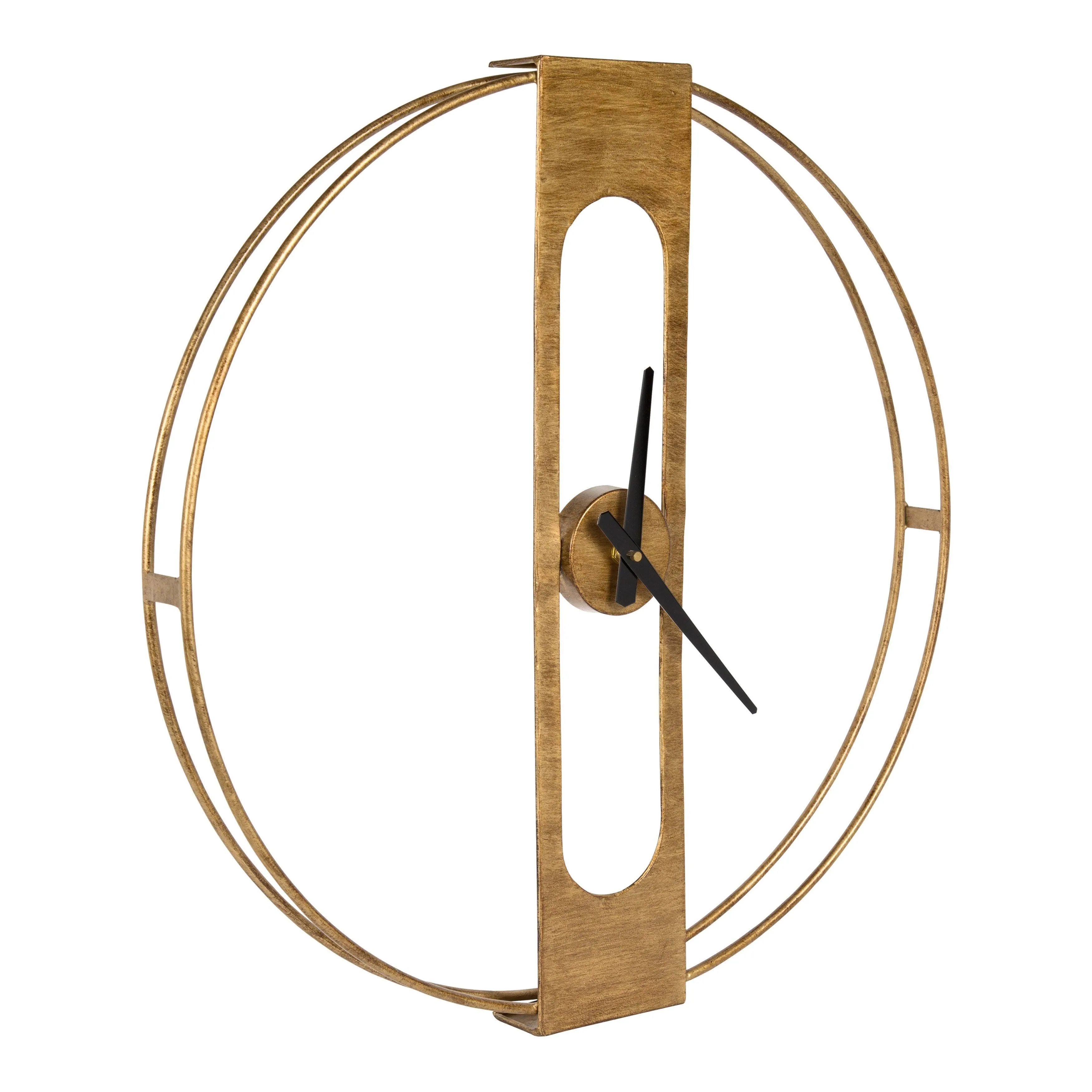 Urgo Numberless Metal Wall Clock, Gold 22 Diameter, 22" Diameter - Contemporary - Wall Clocks - by Uniek Inc. | Houzz