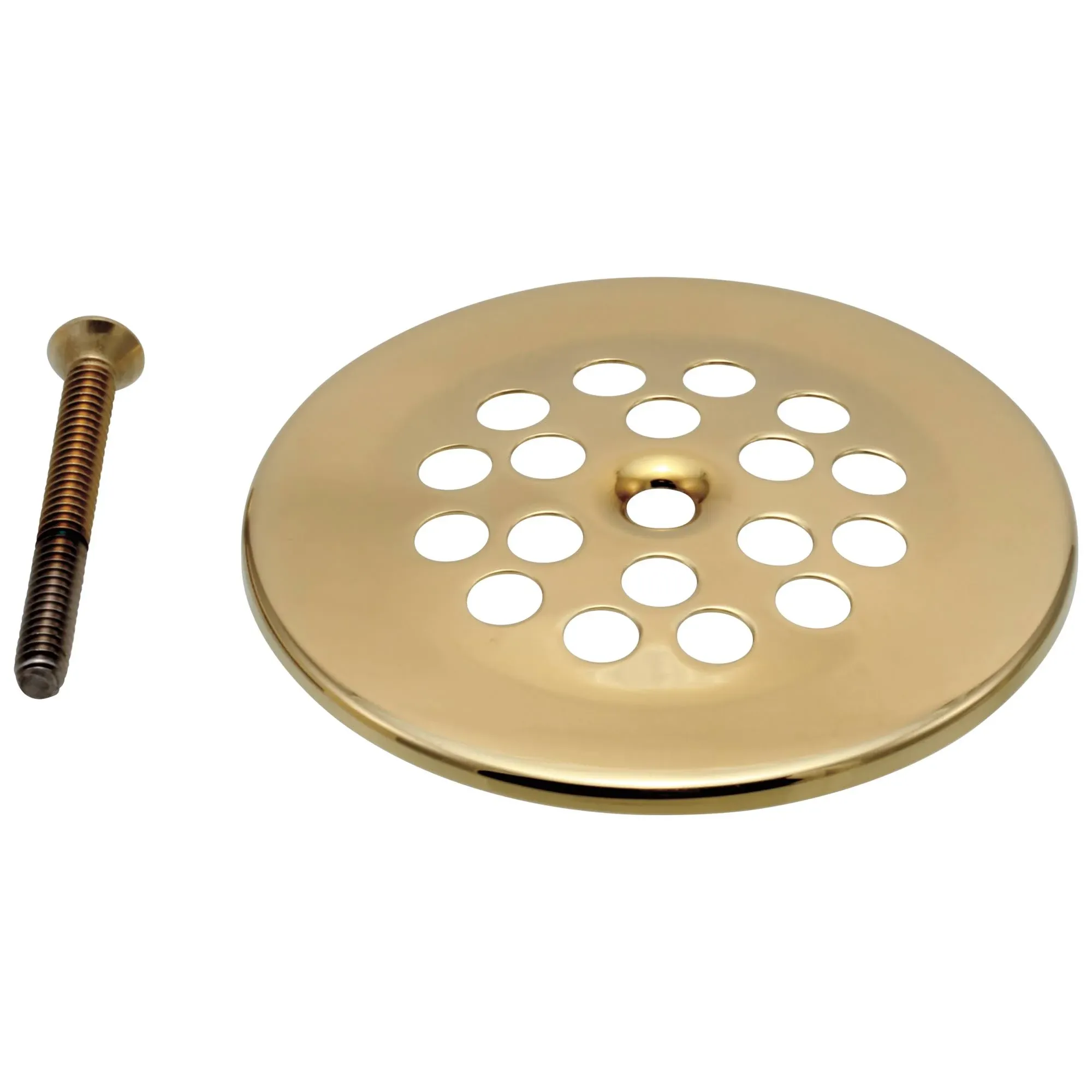 Delta Dome Strainer w/Screw Polish Brass