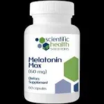 High Dosage Melatonin 60mg,Melatonin Max Ensures An Ample Supply of This Important Hormone, 60 Capsules