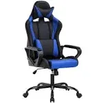 BestOffice High-Back Gaming Chair PC Office Chair Computer Racing Chair PU Desk Task Chair Ergonomic Executive Swivel Rolling Chair with Lumbar