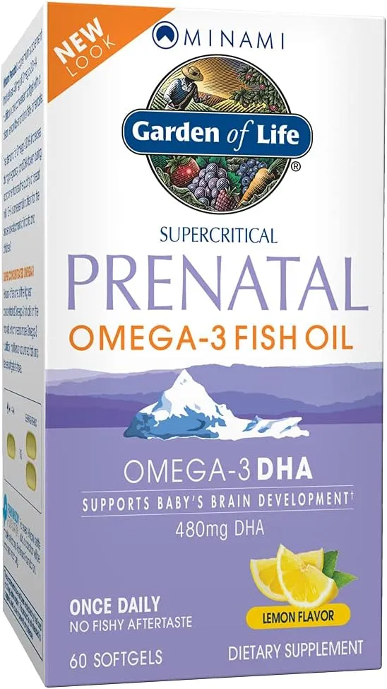 Garden Of Life Minami Prenatal Omega-3 Lemon Softgels