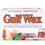 Gulf Wax Household Paraffin Wax (4 Bars/ 1 Lb.) [203-060-005] (NIB)