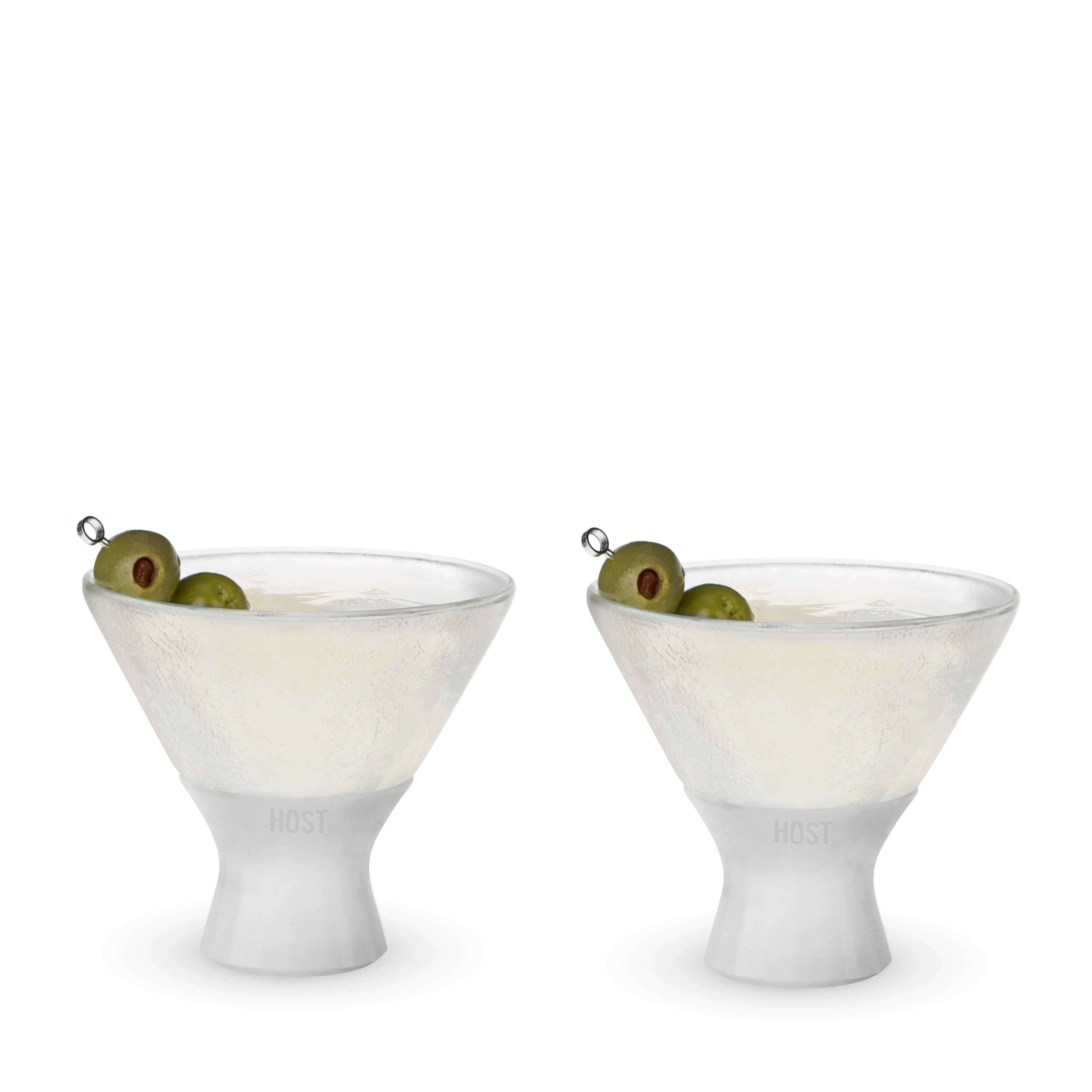 Set Of 2 Freeze Martini Glasses