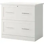 Realspace 2-Drawer 30"W Lateral File Cabinet, White