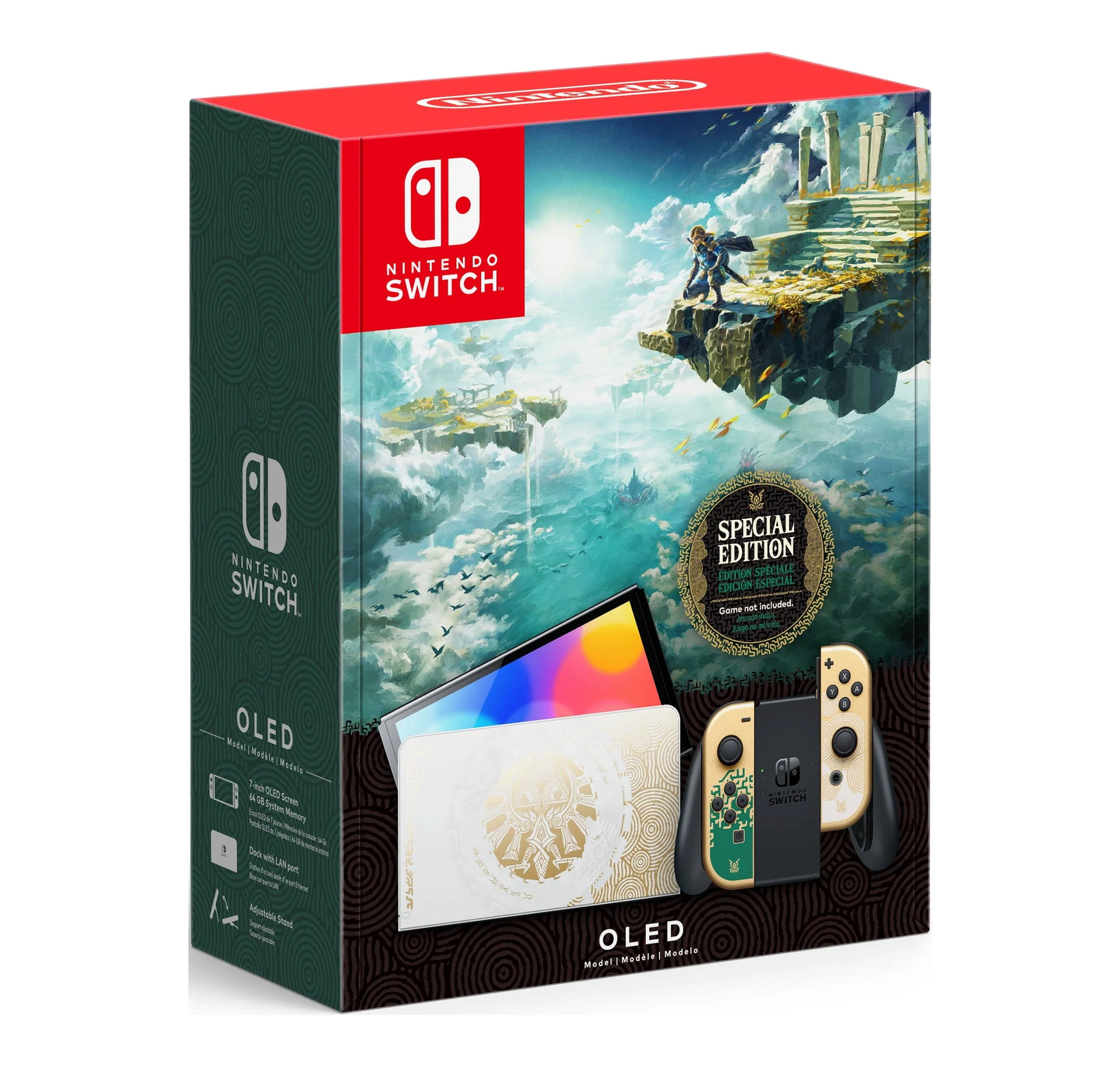 New Nintendo Switch OLED Model The Legend of Zelda: Tears of the Kingdom Edition