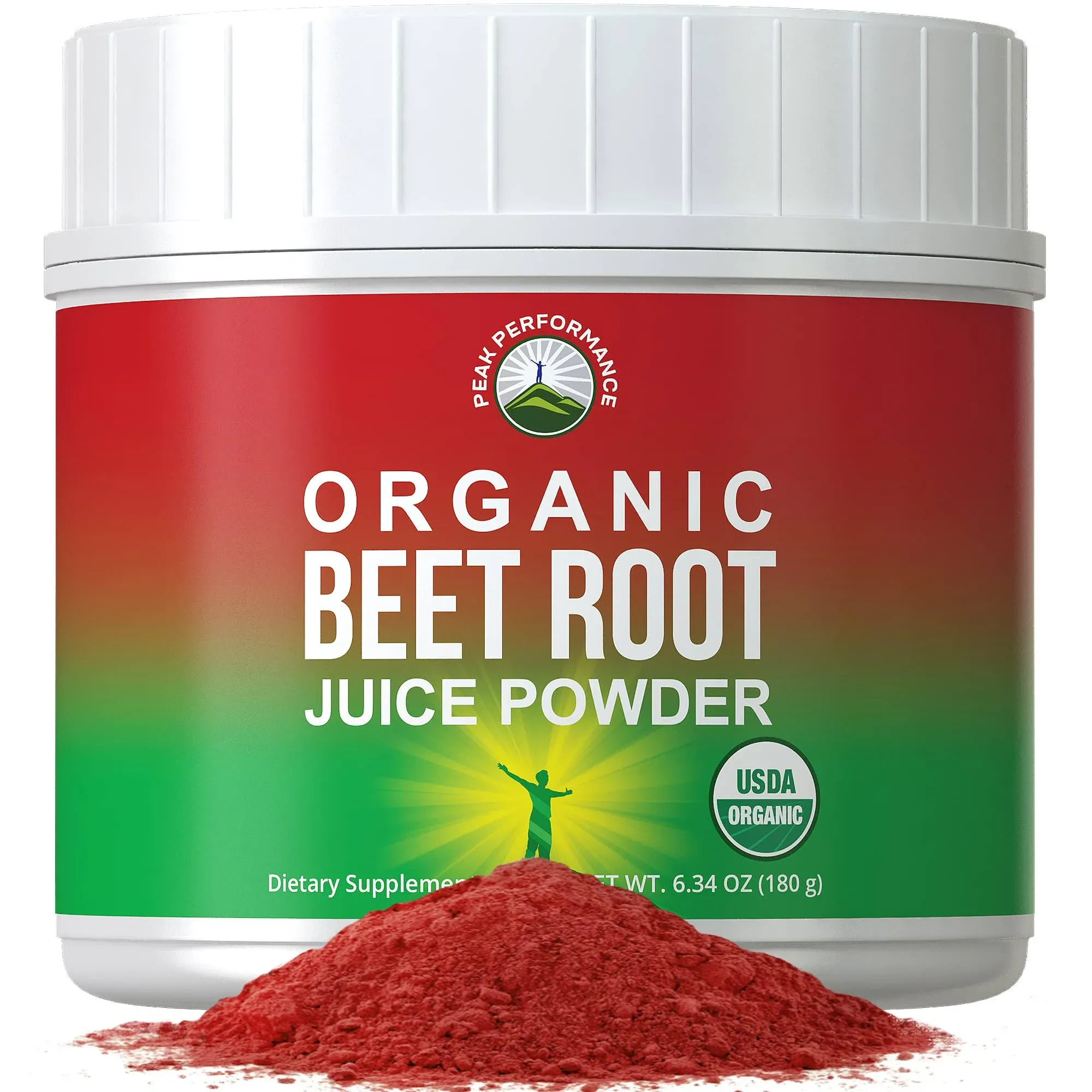 Organic Beet Root Powder - Ultra High Purity Super Food Beets Juice Powder. 100% Pure Nitric Oxide Boosting Beetroot Supplement. Keto, Paleo, Vegan Reds Superfood Rich in Polyphenols