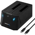 Sabrent EC-CH2B USB Type-C Dual Bay SATA Docking Station