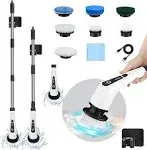 Electric Spin Scrubber, LOSUY Cordless Cleaning Brush with 7 Replaceable Drill B