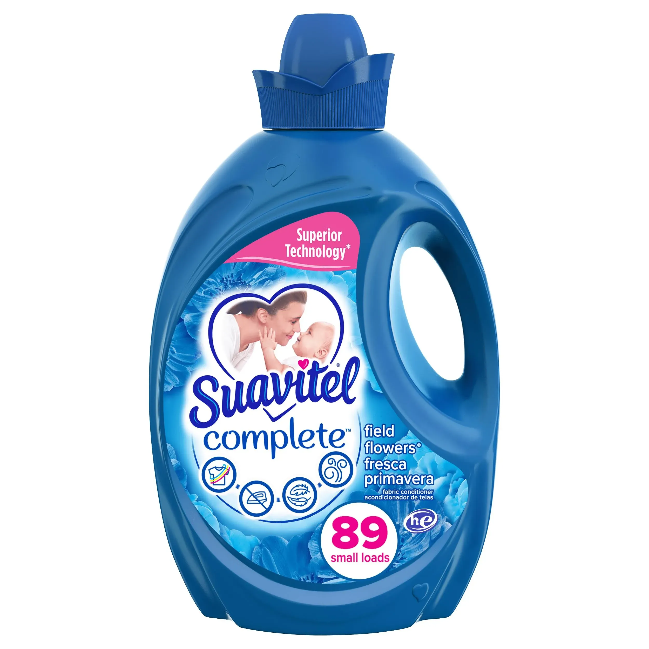 1 Ct Suavitel Complete Superior Tech Field Flowers Scent 120fl oz 89 Small Loads