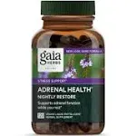 Gaia Herbs, Adrenal Health, Nightly Restore, 120 Vegan Liquid Phyto-Caps