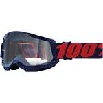 100% STRATA 2 Gen2 Goggle -MASEGO- Offroad MX MTB Moto - Anti-Fog Clear Lens