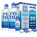 Bausch + Lomb Renu Multi-purpose Solution - 2 X 16 Oz Bottles + 2 Fl Oz Bottle