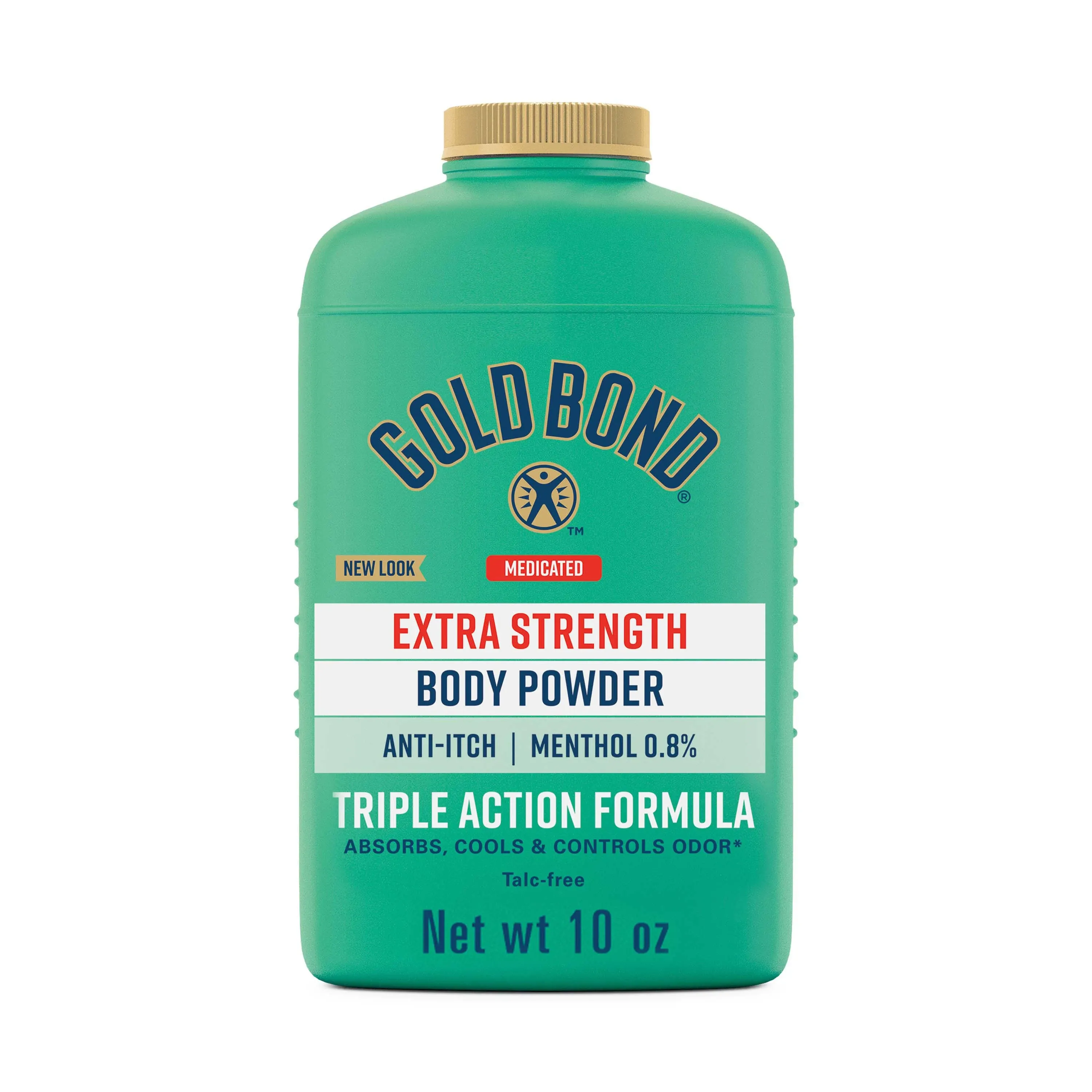 Gold Bond Medicated Original Strength Body Powder, 4 oz., Talc-Free, Anti-Itch,