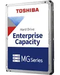 Toshiba 16TB HDD 7200RPM 512e 3.5" SATA Enterprise Desktop Hard Drive MG08ACA16TE