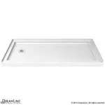 DREAMLINE DLT-113660 SLIMLINE 36 D X 60 W X 2 3/4 H SINGLE THRESHOLD SHOWER BASE