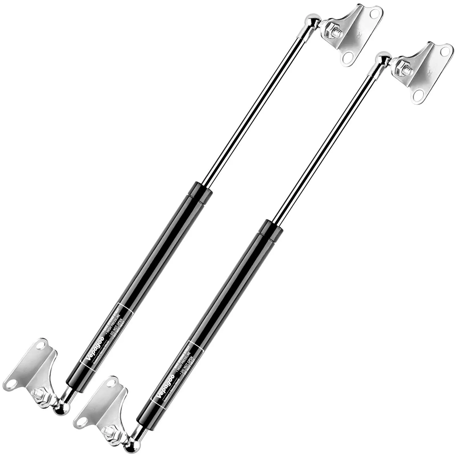 Vepagoo 30 Inch 150lb/667N Per Gas Shock Strut Spring for RV Bed Boat Bed Cover Door Lids Floor Hatch Door Shed Window and Other Custom Heavy Duty Project, Set of 2