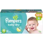 Pampers Baby-Dry Diapers Size 4 92 Count