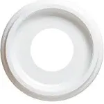 Westinghouse Lighting 7703700 9-3/4-Inch Smooth White Finish Ceiling Medallion