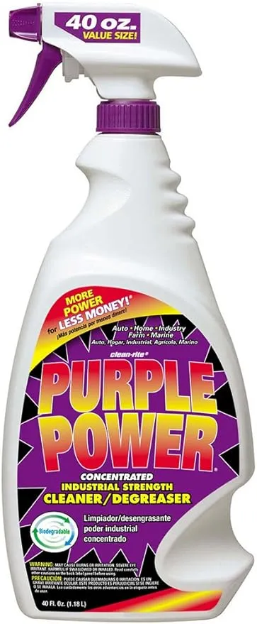 Purple Power 4319PS Industrial Strength Cleaner/Degreaser, 40 oz