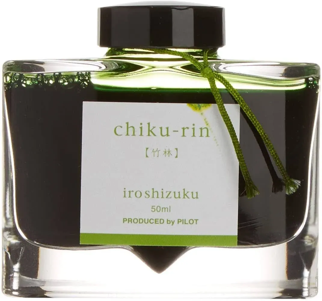 Pilot Ink Iroshizuku 50ml Green - Chiku-rin (Bamboo Forest)