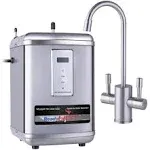 Instant Hot Water Dispenser with Single Handle Brushed Nickel Faucet