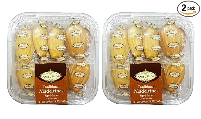 Traditional French Madeleines Individually Wrapped - 28 oz. Each (Pack of 4), Size: One Size