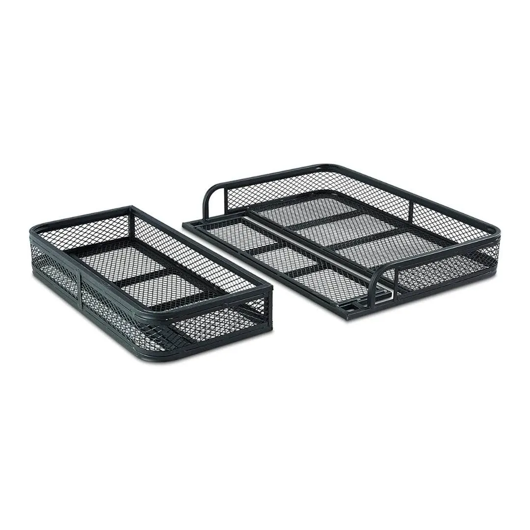 2pcs ATV Cargo Basket Set Universal Front/Rear Heavy Duty Storage Gear Haul Hunt