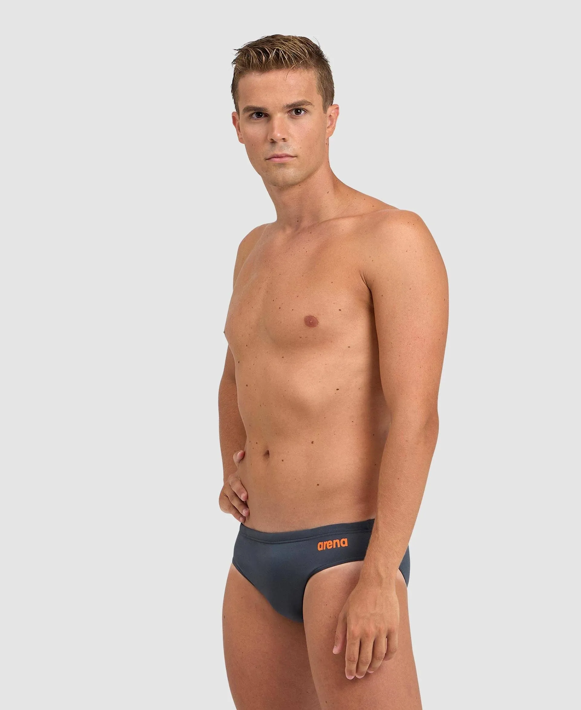 Arena Men Team Swim Briefs Solid asphalt-nespola 20 | Swim2000