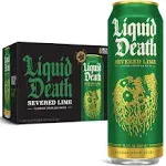 Liquid Death Severed Lime Sparkling Water