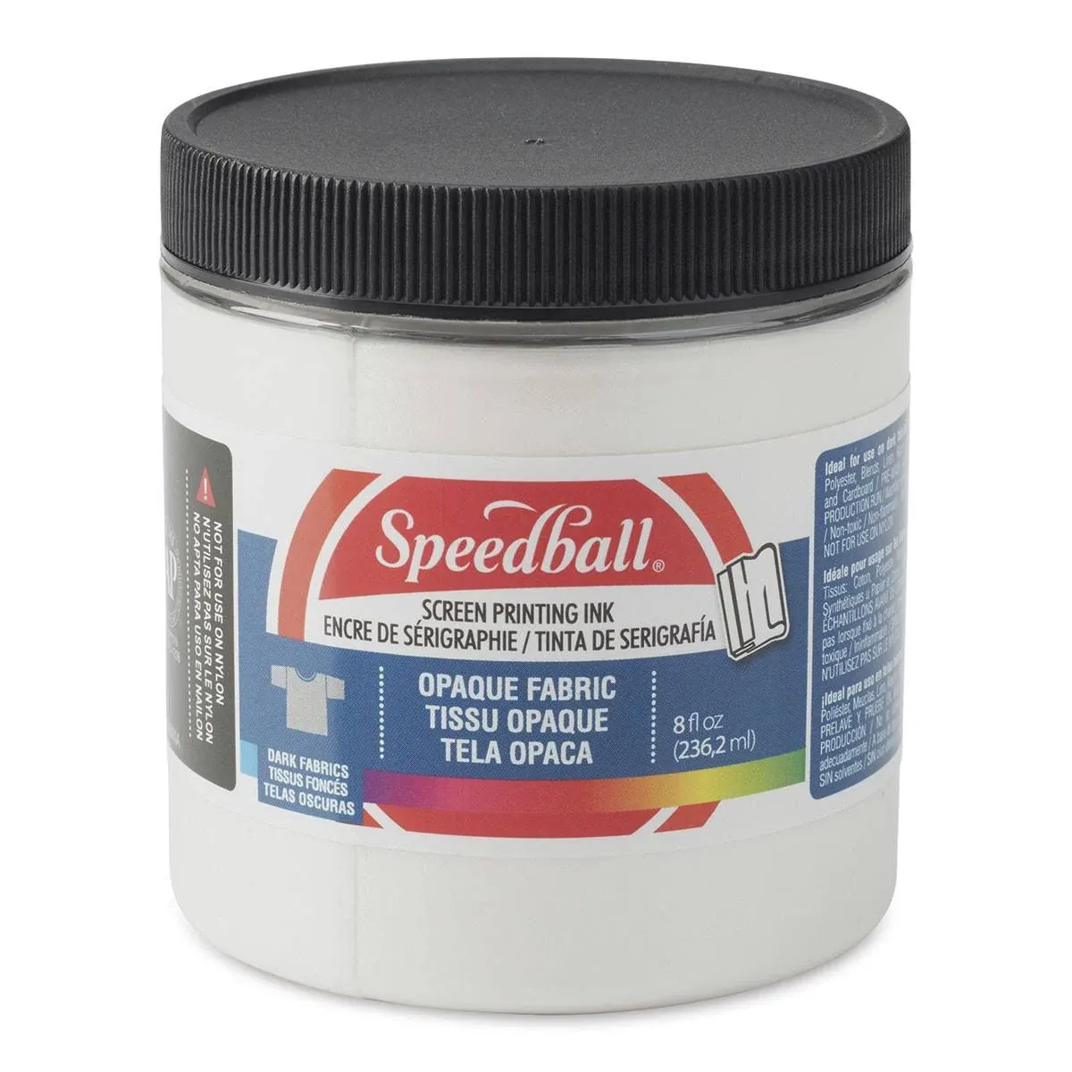 Speedball Opaque Fabric Screen Printing Ink 8 oz. Jar