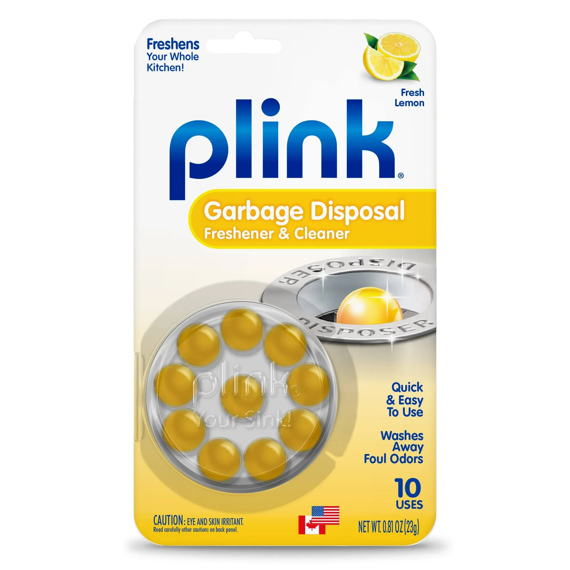 Plink Garbage Disposal Cleaner -Lemon