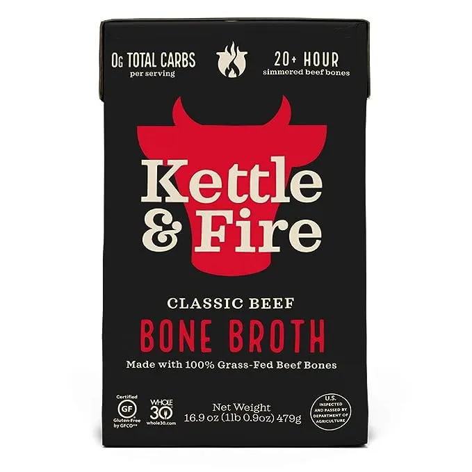 Kettle Fire Bone Broth Chicken